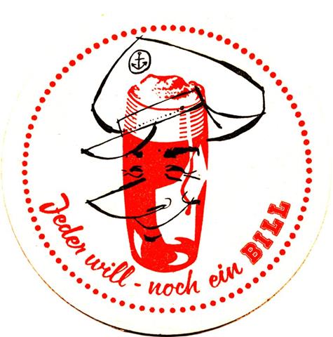 hamburg hh-hh bill bill jeder 3b (rund215-oben anker-schwarzrot)